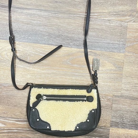 Coach Handbags - Coach small Rhyder Pochette Shearling